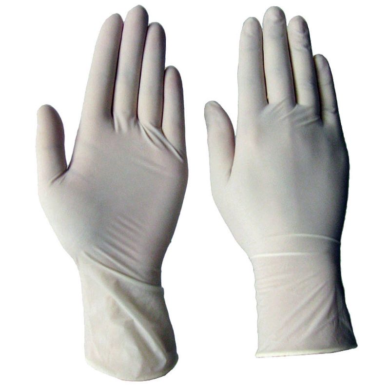 Latex Powdered Gloves - Box of 100