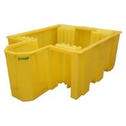 Ecospill Single IBC Spill Pallet and Integrated Dispenser - 206.5 x 144.5 x 70.5cm