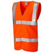 Leo Milford FR Hi-Vis Orange Waistcoat