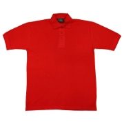 Short Sleeve Polo Shirt - Red