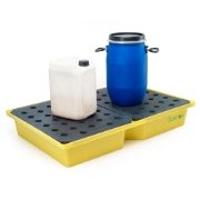 Ecospill Spill Tray with Grate - 100 Litre