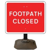 Louis Footpath Closed Sign - 600 x 450mm