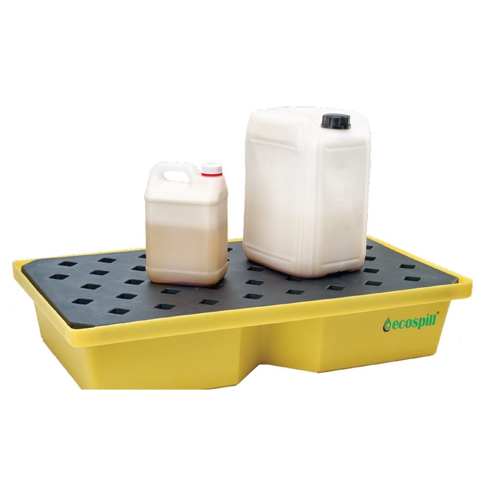 Ecospill Spill Tray with Grate - 60 Litre