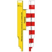 Trench Measuring Stick - 1200mm x 195mm