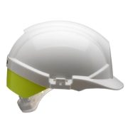 Centurion Reflex Vented White / Silver Safety Helmet - Wheel Ratchet
