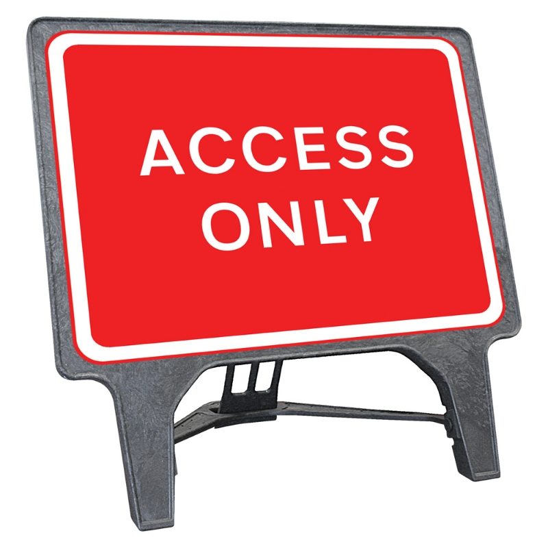 CuStack Access Only Sign - 1050 x 750mm