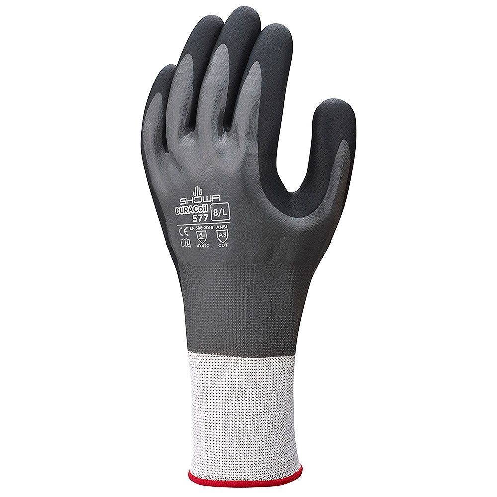 Showa 577 DURACoil Safety Gloves - Cut Level C