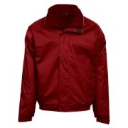 Orn Fulmar Fleece Lined Bomber Jacket - Red