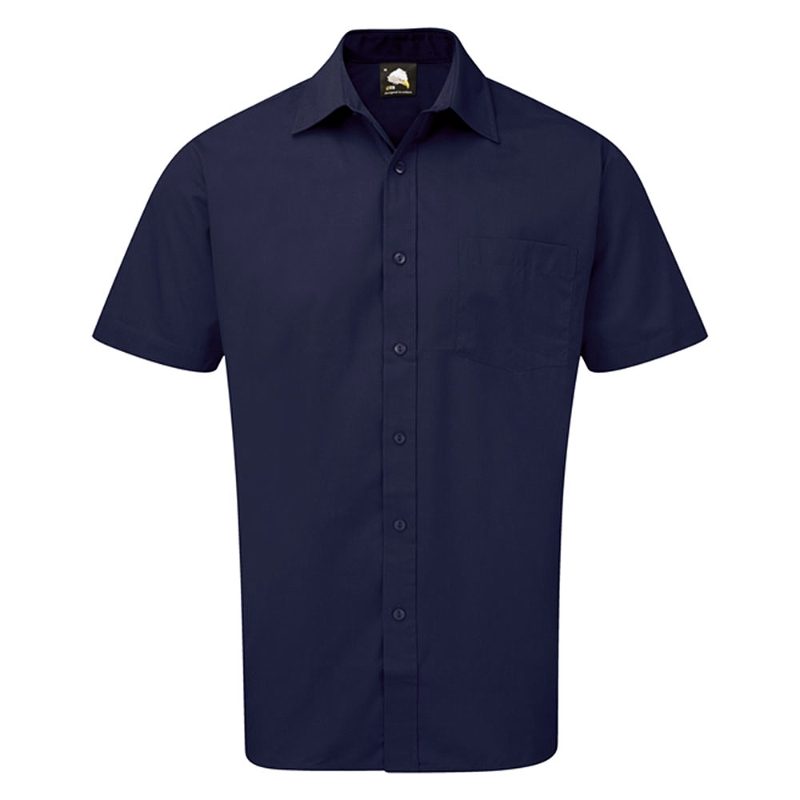 Orn Essential Men's Short Sleeved Shirt - 105gsm - Royal Blue