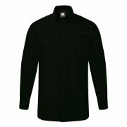 Orn Oxford Men's Long Sleeve Shirt - Black