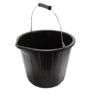 PVC Pourer Black Bucket - 3 Gallon