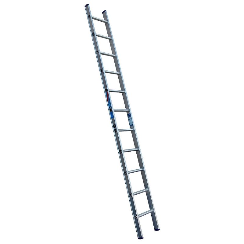 Heavy Duty D Rung Aluminium Ladder - 4.92m - 19 Rung