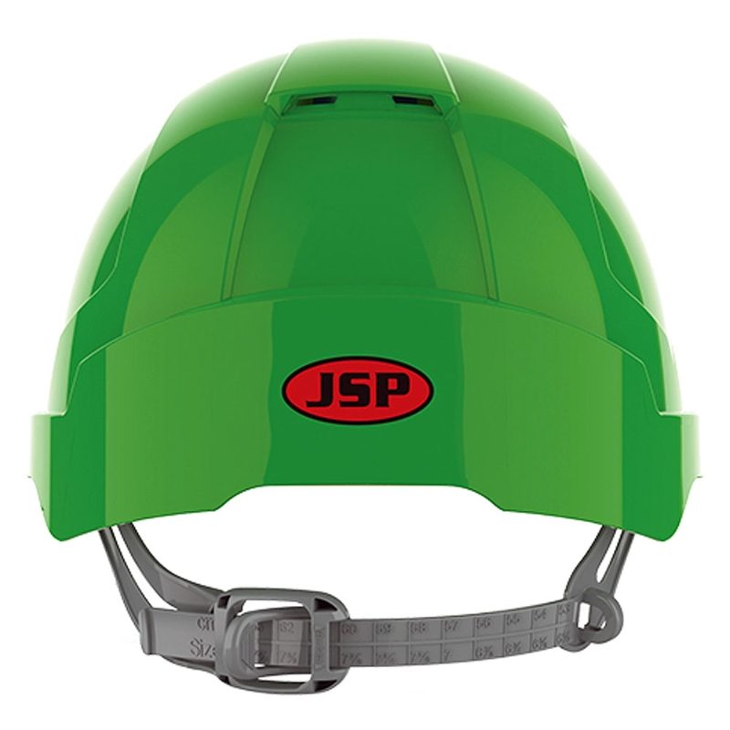 JSP EVOLite Vented Slip Ratchet Safety Helmet - Green