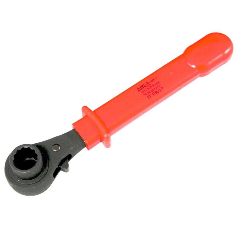 Jafco Insulated Reverse Ring Ratchet Wrench - 17mm x 19mm