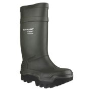 Dunlop Purofort Thermo+ Safety Wellingtons - Green