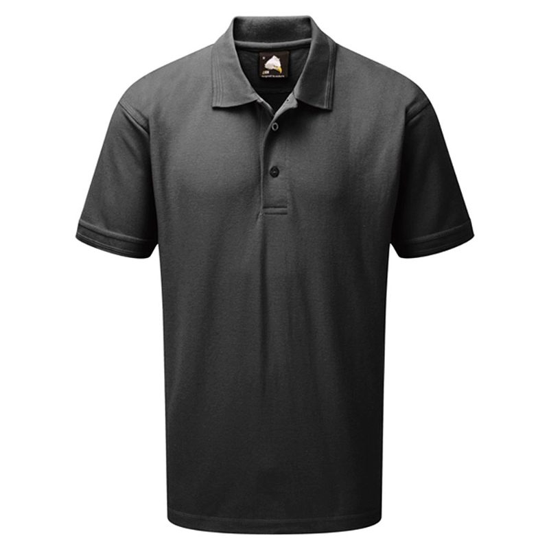 Orn Eagle Premium Short Sleeve Polo Shirt - Graphite