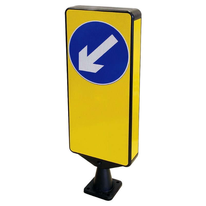 Dynaflex Single Sided Self Righting Bollard - Keep Left