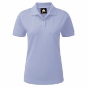 Orn Eagle Women's Short Sleeve Polo Shirt - Sky Blue