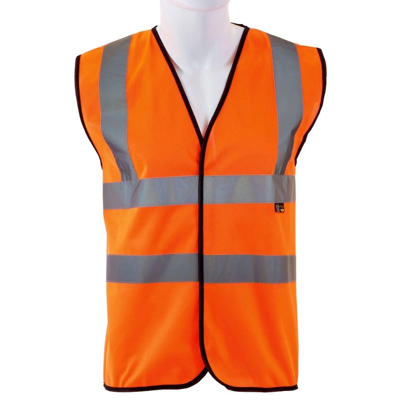 Euro Plus Hi Vis Class 2 Waistcoat - Orange (Non-Rail)