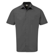 Orn Essential Men's Short Sleeve Shirt - Dark Grey