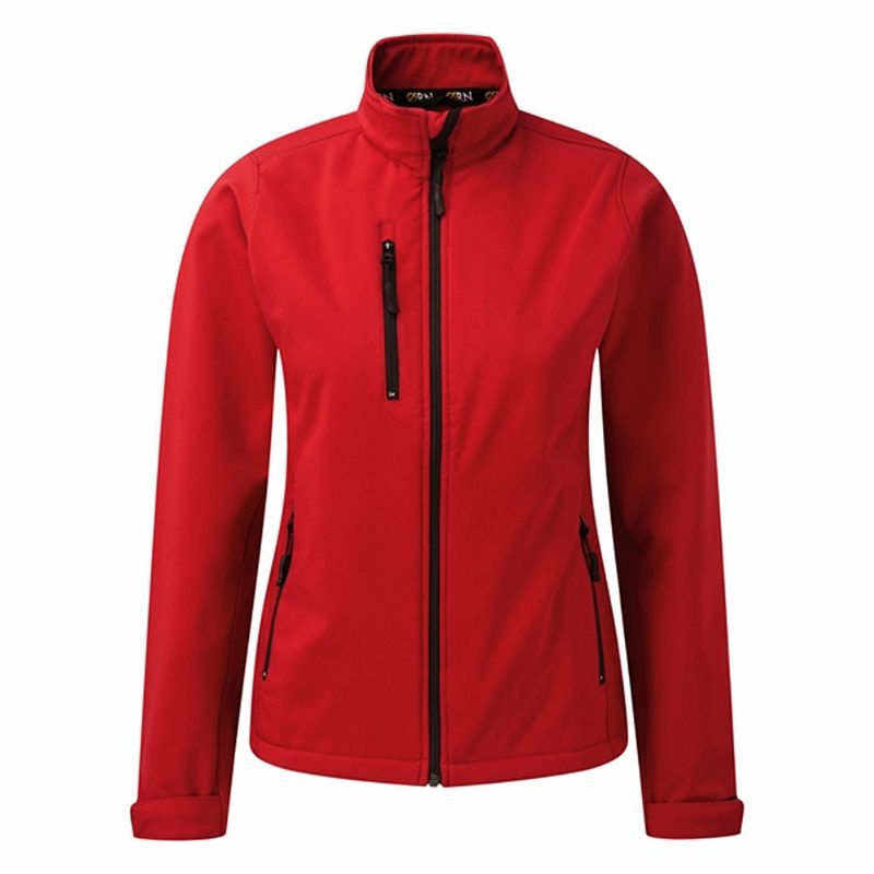 Orn Tern Ladies' Softshell Jacket - 320gsm - Red