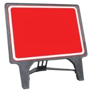 CuStack Red Vinyl Blank Sign - 1050 x 750mm