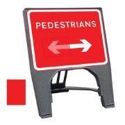 CuStack Pedestrians Reversible Sign - 600 x 450mm