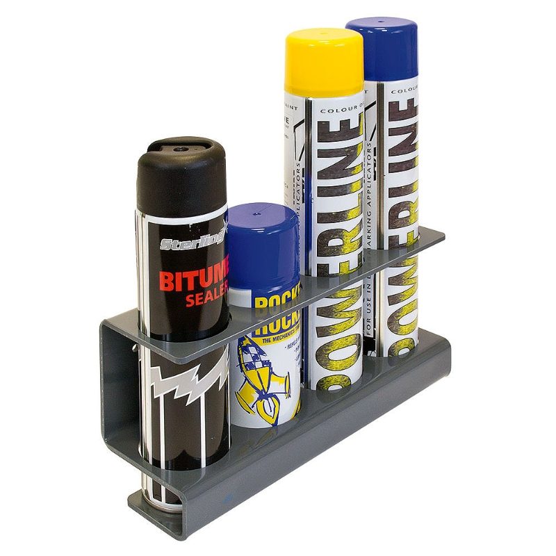 Applicator and Spray Can Storage Rack - 300 x 95 x 140mm
