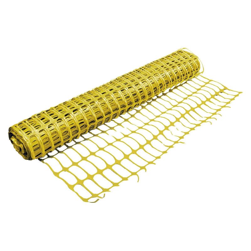 Yellow Barrier Fencing - 1m x 50m Roll
