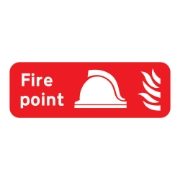 Fire Point Sign - 600 x 200 x 1mm