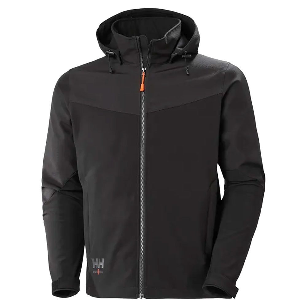 Helly Hansen Oxford Hooded Black Softshell Jacket