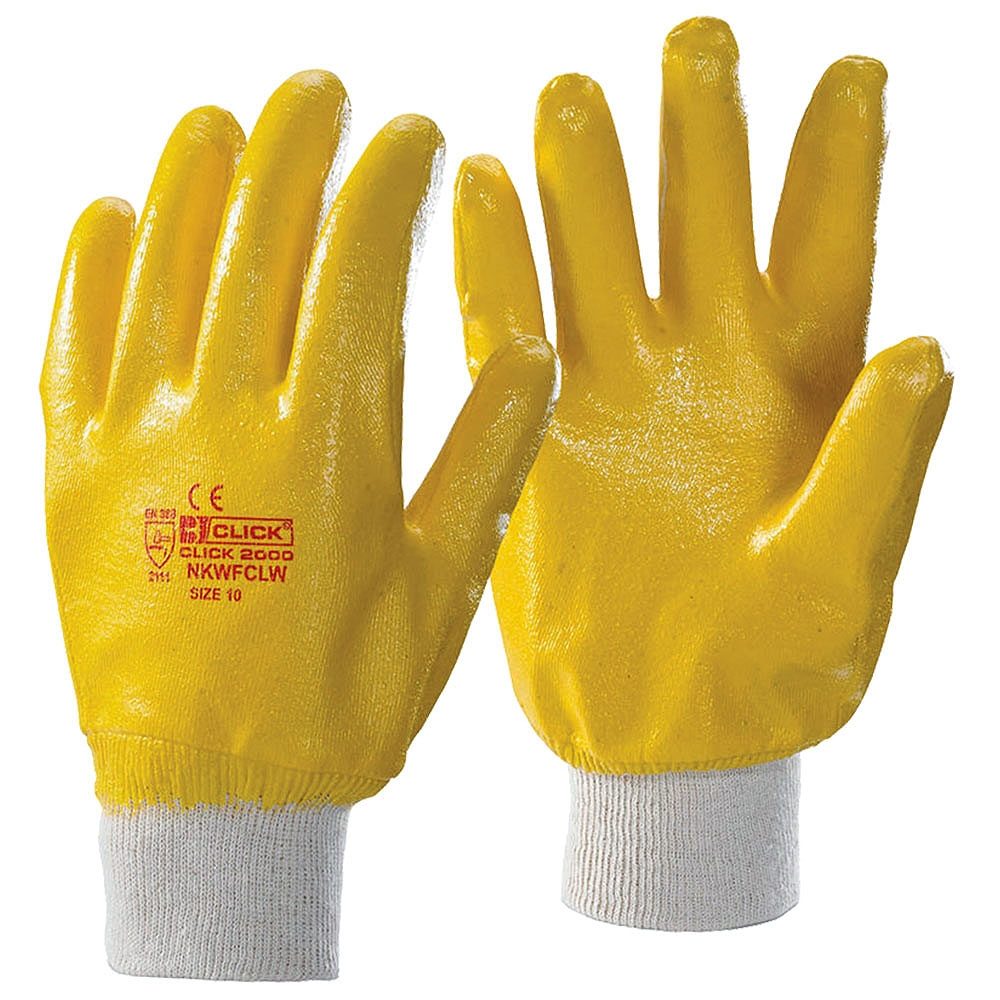 Lightweight Fully Coated Nitrile Safety Gloves - Cut Level 1
