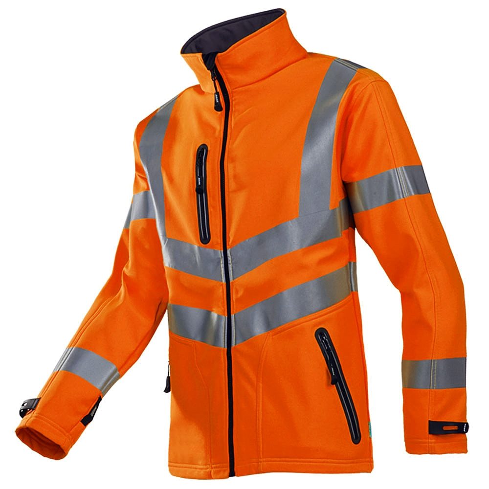 Sioen Dexter Rail Hi Vis Orange Softshell Jacket