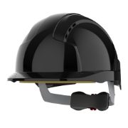 JSP EVOLite Vented Wheel Ratchet Safety Helmet - Black