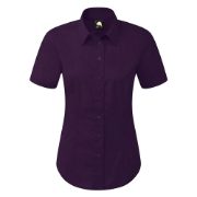 Orn Essential Women's Short Sleeve Blouse - Purple