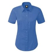 Orn Essential Women's Short Sleeve Blouse - Mid Blue