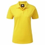 Orn Wren Women's Short Sleeve Polo Shirt - Yellow