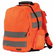 Rail Hi-Vis PPE Orange Rucksack