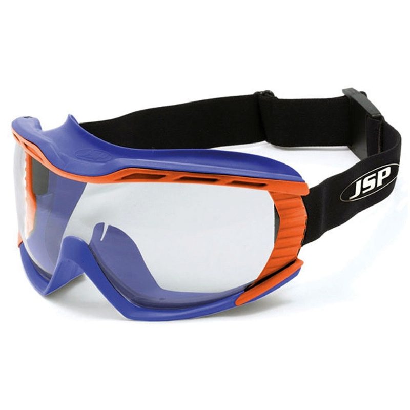 JSP Stealth 9100 Safety Goggles - Blue / Orange - N Rated