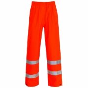 Super-Dri Rail Waterproof Breathable Hi Vis Orange Trousers