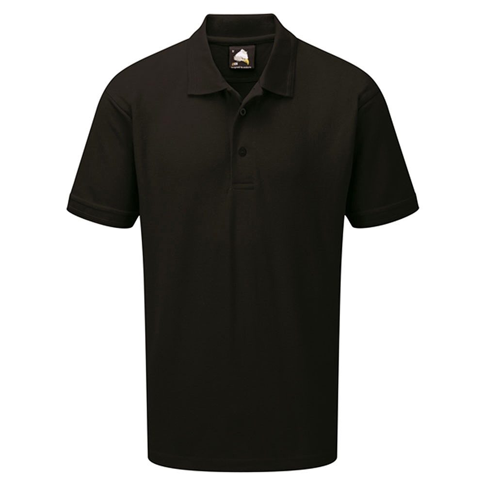 Orn Eagle Premium Short Sleeve Polo Shirt - Black