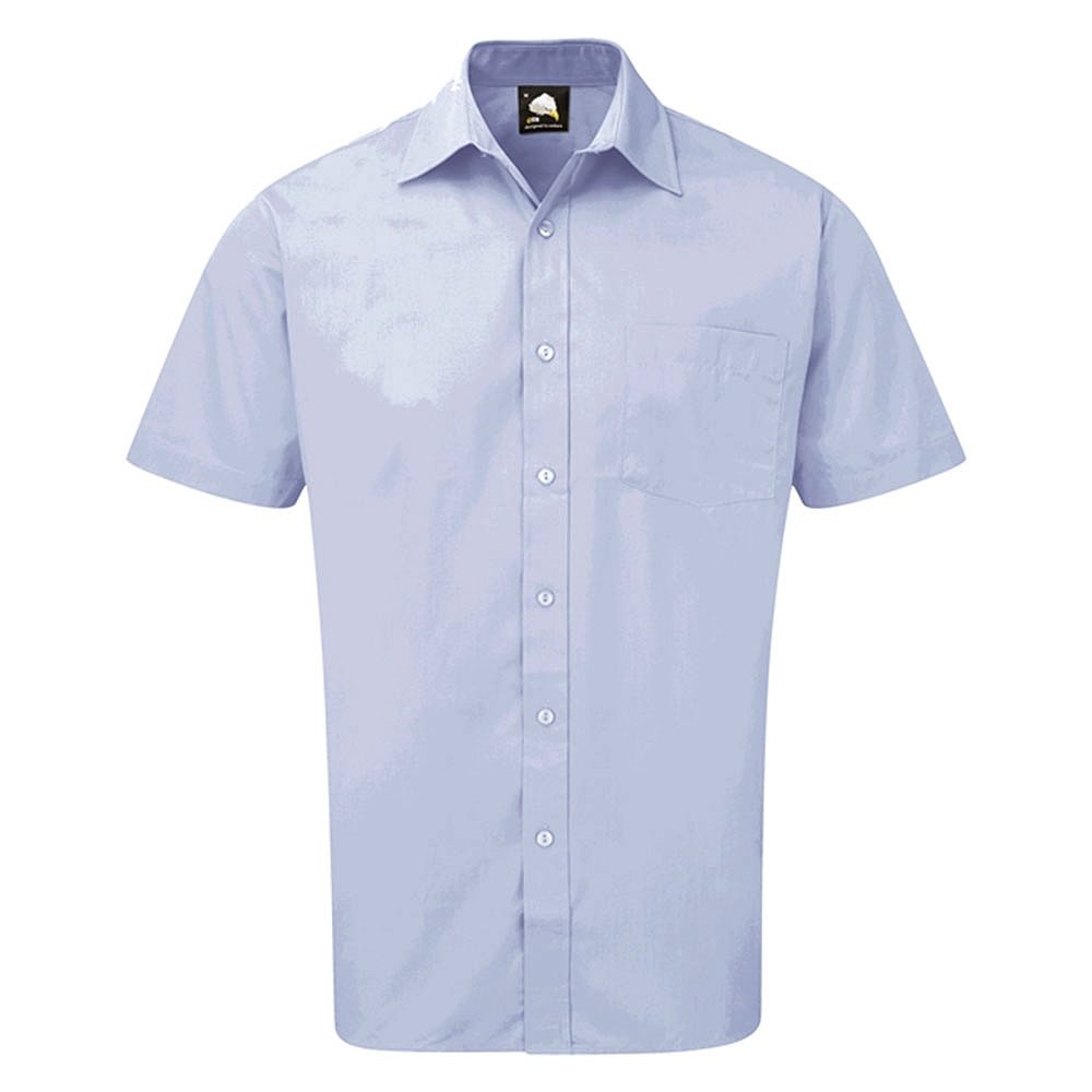 Orn Essential Men's Short Sleeve Shirt - Sky Blue
