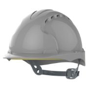 JSP EVO3 Vented Slip Ratchet Safety Helmet - Grey