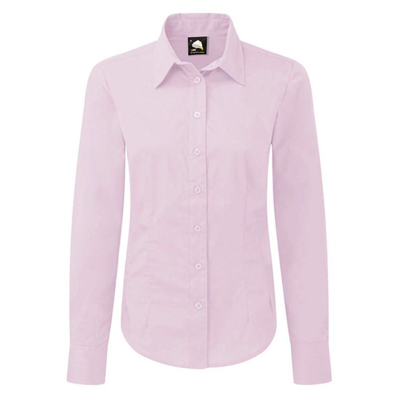 Orn Essential Ladies' Long Sleeve Blouse - 105gsm - Lilac