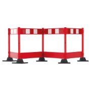 JSP Champion Plus Barriers - Red - 1.5m