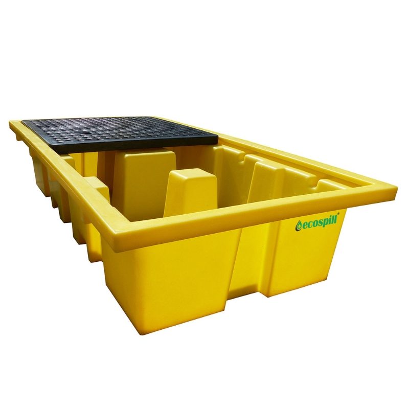 Ecospill PE Double IBC Spill Pallet - 255 x 136 x 56.5cm