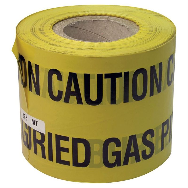 Underground Warning Tape - 365m - Gas
