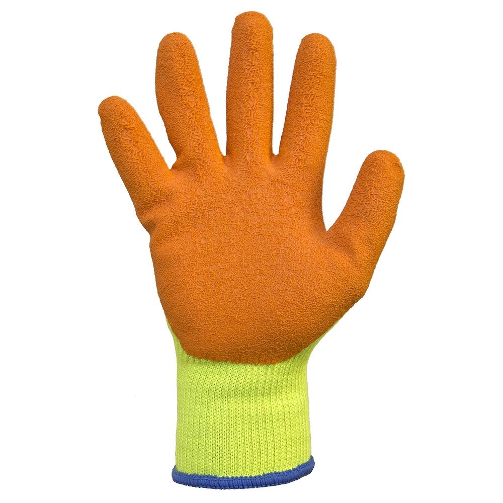 Jafco Fluorescent Yellow Palm Coated Safety Gloves - Cut Level 1
