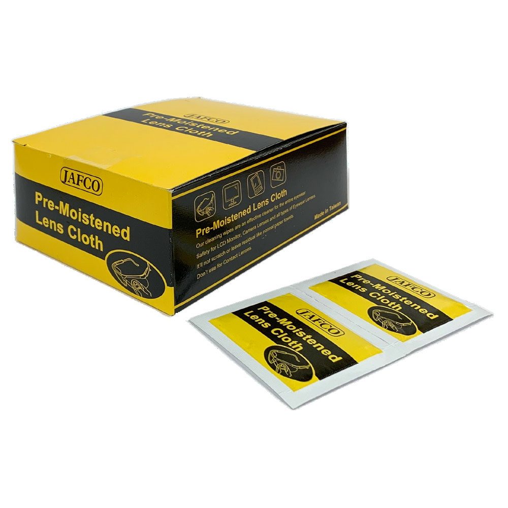 Jafco Lens Cleaning Wipes - Box of 100