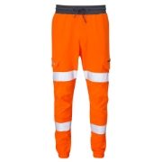 Leo Hawkridge Rail Hi-Vis Orange Jog Trousers